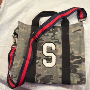 Judith March Camo chenille S purse bag